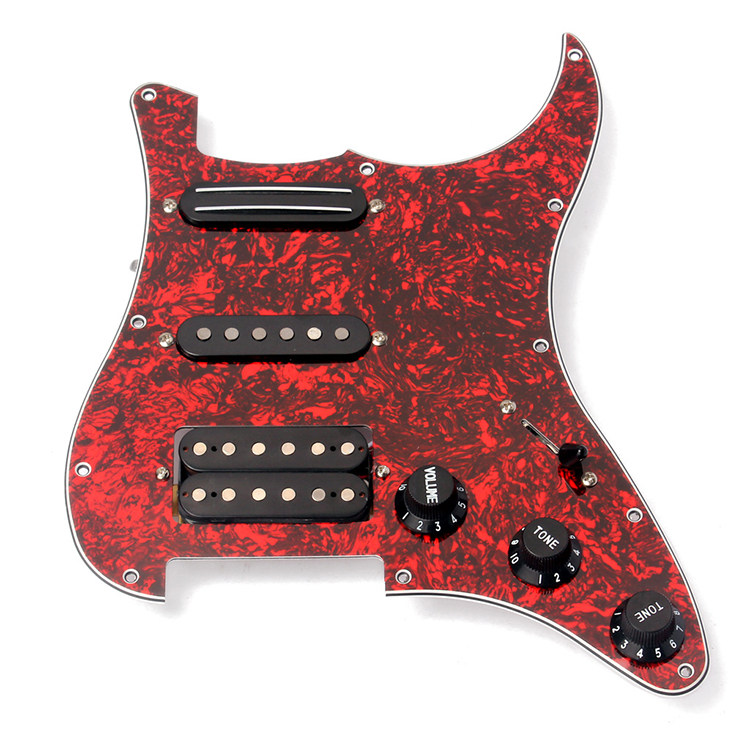 Electric guitar pickup assembly circuit Findada SQ ST electric guitar line SSH protection plate with double panel full set
