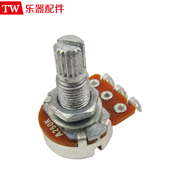 A500K A500K B500K A250KB250K A250KB250K guitar electric bass small potentiometers volume tone electronic switch
