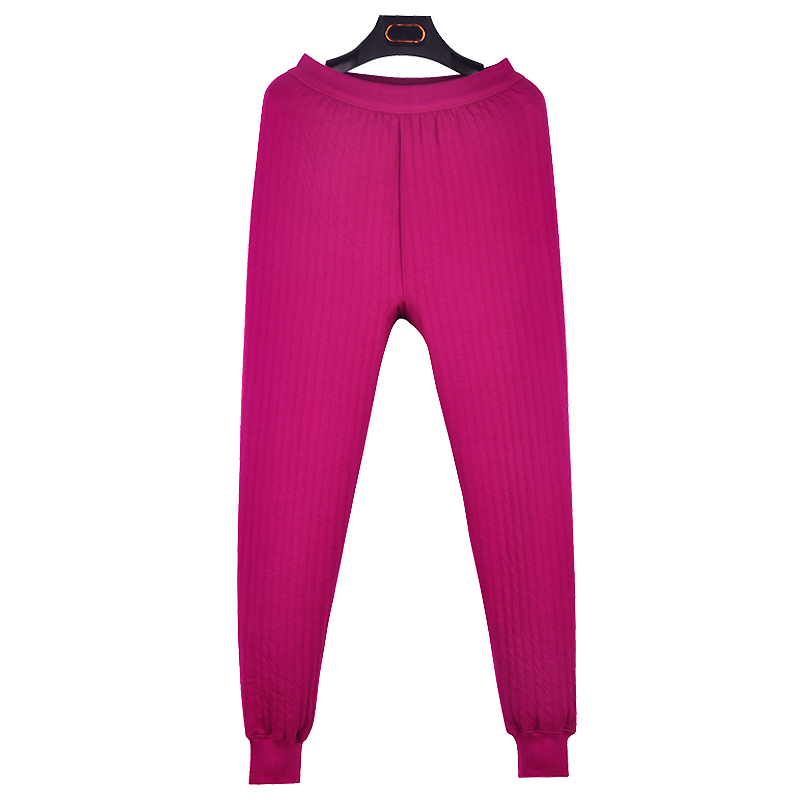 Người trung niên và người già cộng với quần ấm bằng chất liệu cotton cotton ba lớp có kích thước lớn rộng rộng eo cao quần cotton mỏng quần mẹ mặc quần giữ nhiệt đẹp