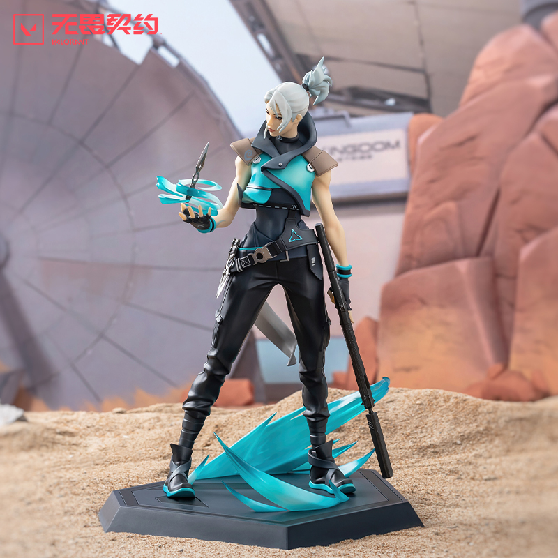 Fearless Contract Valorant Jett 1/6 Scale Figure Game Peripheral Official Authentic Sculpture Ornament Fearless Contract Valorant Jett 1/6 Scale Figure Game Peripheral Official Authentic Sculpture Ornament