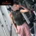 Áo vest thể thao nữ thể thao vest không tay chạy khóa kéo áo sơ mi nhanh khô gợi cảm quần áo yoga - Áo thể thao áo ba lỗ nữ the thao Áo thể thao