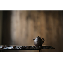 Taicu Lianhuatang hand-made pottery mud bubble teapot holding pottery pot copper mouth Sanshantang 120ml