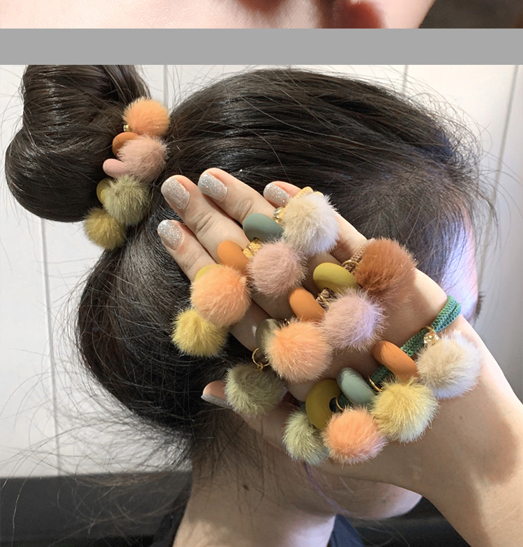 Korean Cute Fashion Hair Ring Set display picture 2