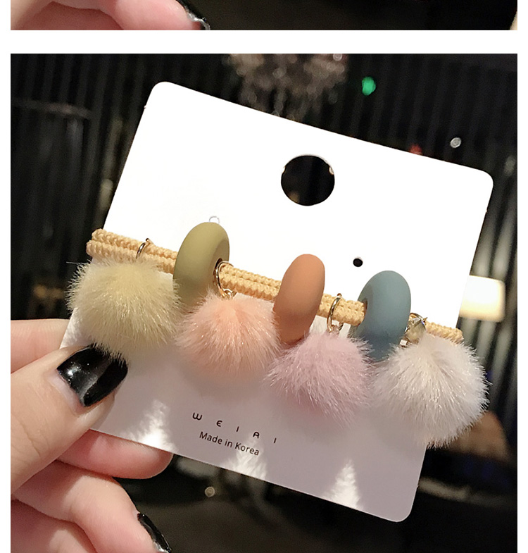 Korean Cute Fashion Hair Ring Set display picture 6