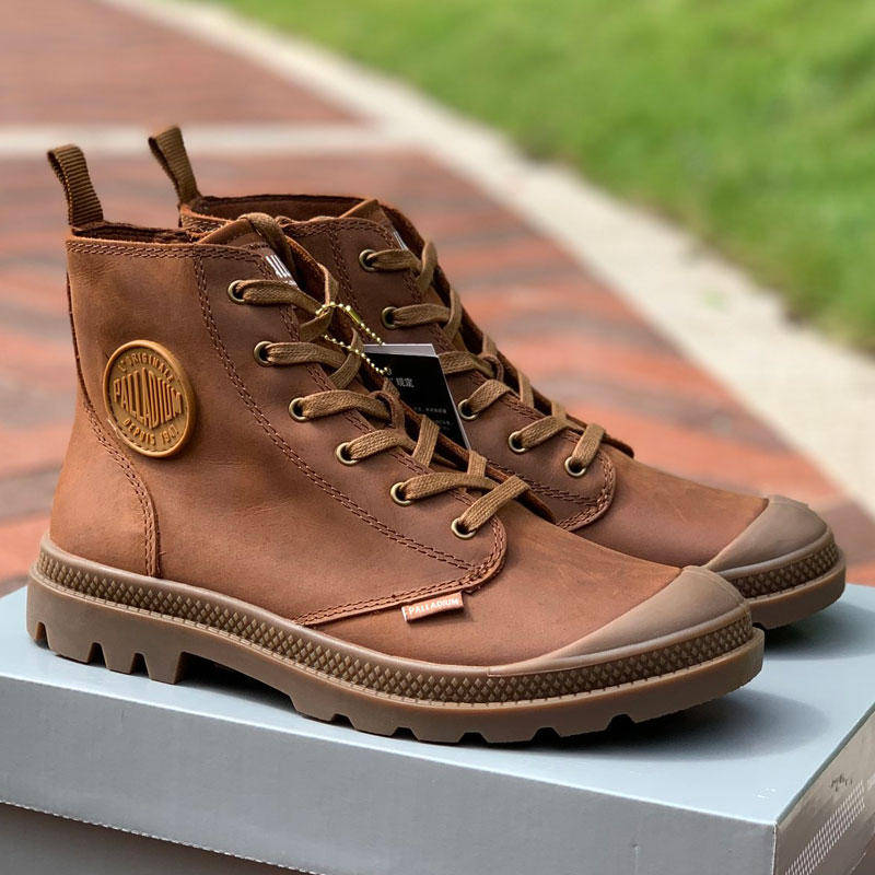 外国貿易ハイトップワークシューズメンズジッパー牛革通気性軽量マーティンブーツデザートブーツコンバットブーツアウトドアカジュアルシューズ