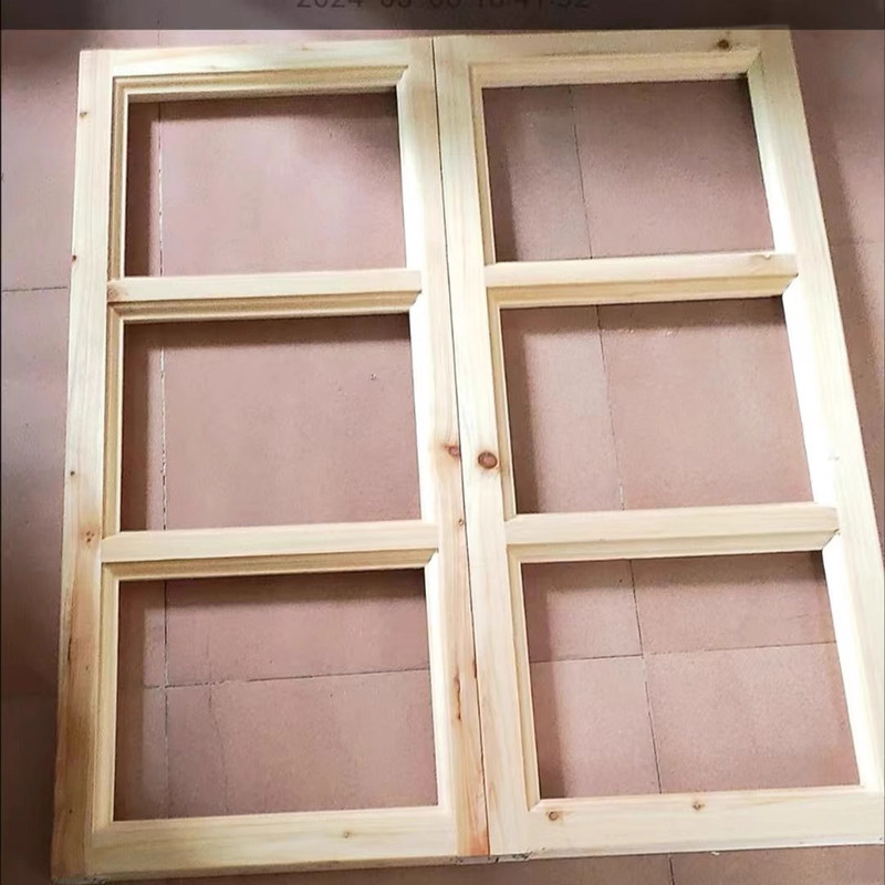 Solid Wood Windows, Antique Wood Carving Doors and Windows, Lattice Windows, Homestay Nostalgic Old-Style Windows, Single Windows, Glass Windows, Natural Wood Windows