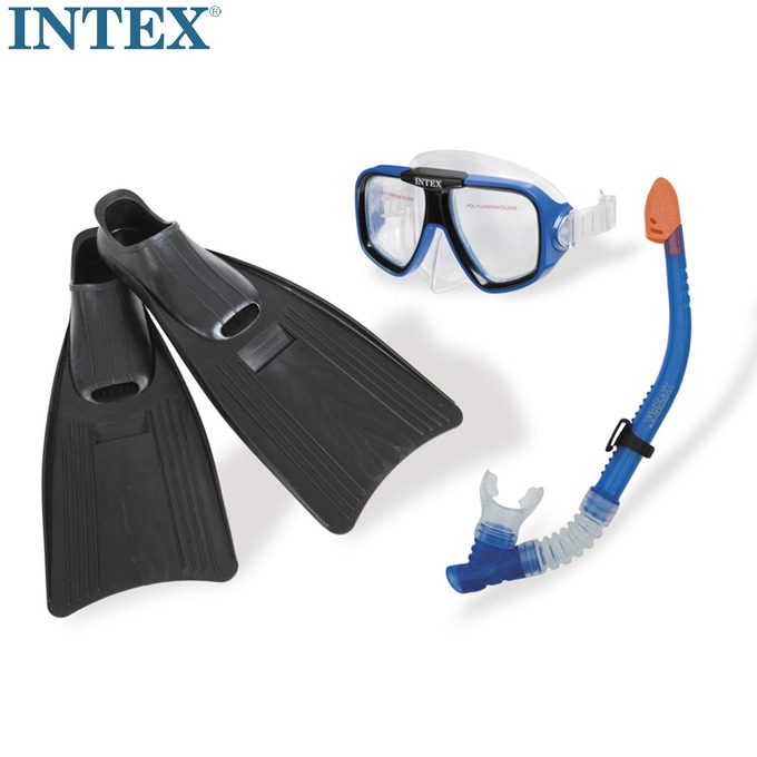 Original Clothing INTEX MIDI Sport Type Swimsuit Suit Diving glasses Sucker Bathing Shoes Three Sets