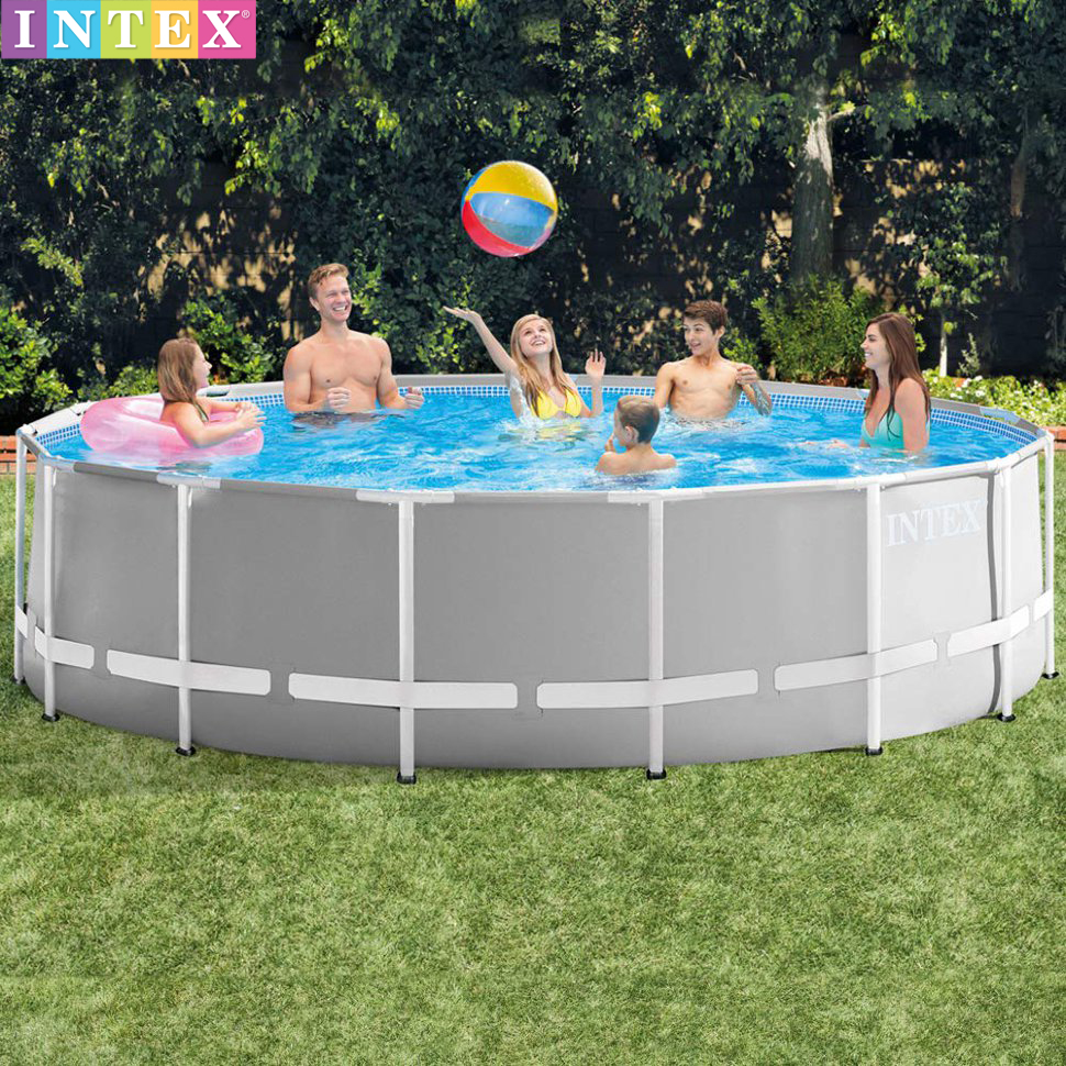 Original fit INTEX thickened oversized adult tube rack Play Pool Family Bracket Children Swimming Pool 457 * 122