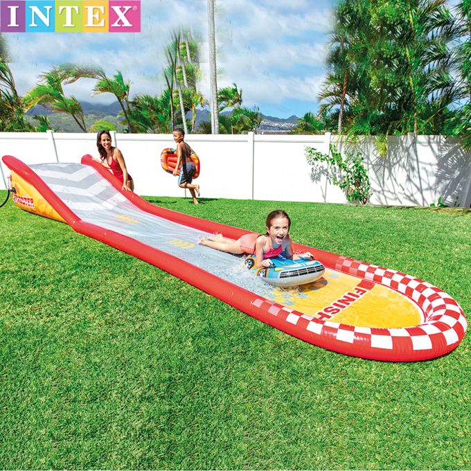 Original fit INTEX single speed race track Drone pool Swimming pool inflatable Toys Children's chute pool 57167
