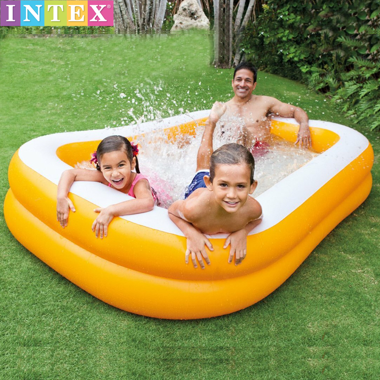 Original fit INTEX LUXURY RECTANGULAR PLAY POOL INFLATABLE SWIMMING POOL MARINE BALL POOL BATHS SAND POOL FISHING