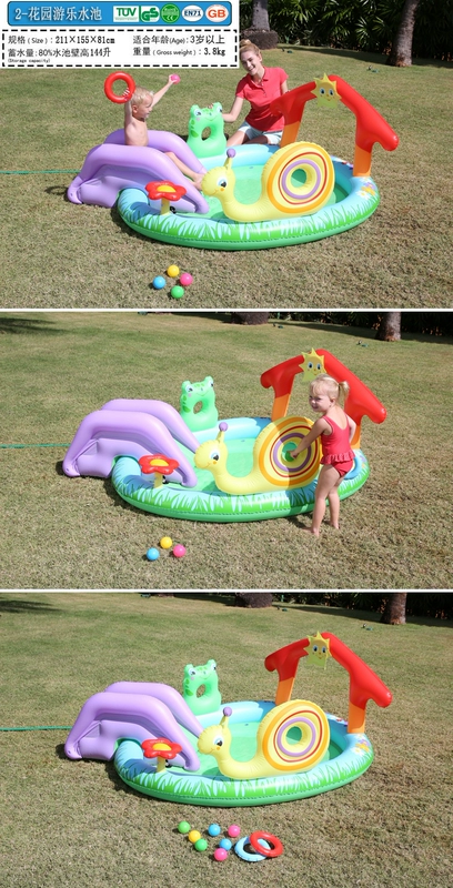 Đích thực inflatable bóng biển hồ bơi bé chơi hồ bơi trẻ sơ sinh con hồ bơi dày câu cá hồ bơi cát sóng đồ chơi
