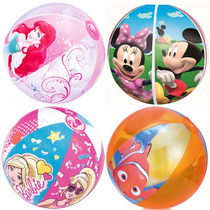  Multi-provincial Bestway Beach Ball Childrens Princess Mickey Barbie Inflatable Water polo Handball Toy