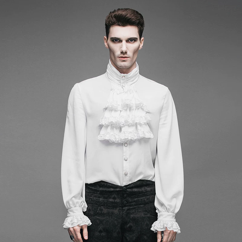 Футболка мужская E DEVIL FASHION Gothic Dark Retro длинный рукав SJM127