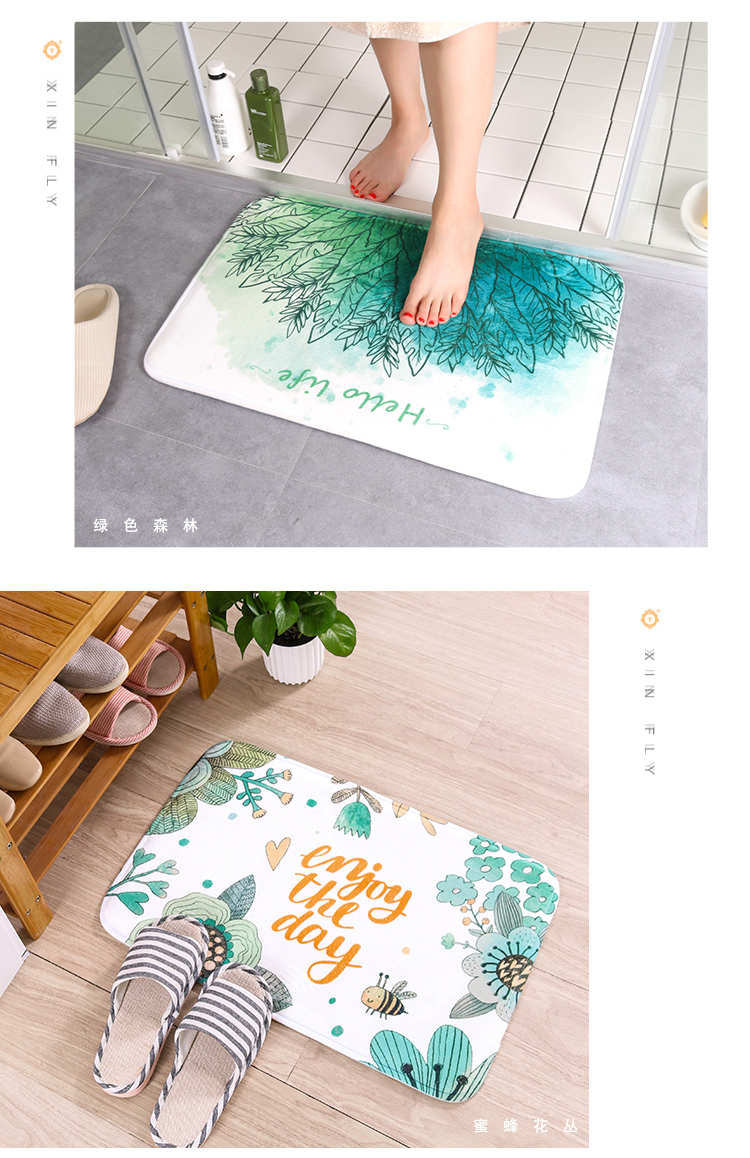 Cửa phòng tắm sàn nước thảm thảm sàn mat cửa mat phòng tắm nhà vệ sinh mat nhà bước mat thảm nhựa rối