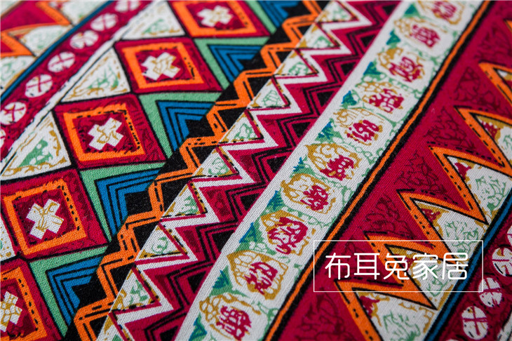 Bar Cafe Phong cách Đông Nam Á Phong cách quốc gia Dark Vintage Cotton Hug Gối Case Đệm Vỏ Gối - Trở lại đệm / Bolsters gối tựa đầu cao su non