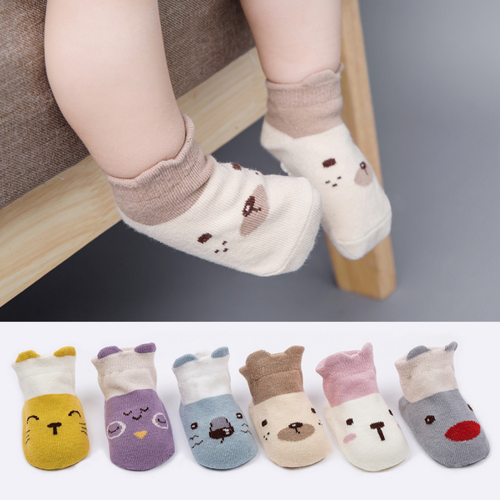 0-4 year old Korean version low helper male and female child socks slim down newborn baby children baby floor socks invisible socks