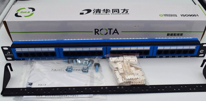 Tsinghua Tongfang six types of non-shielded distribution line frame 24 mouth one thousand trillion standard matching line rack over Falkerometric CP21024-Taobao