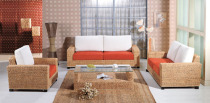 Rattan Rattan woven Rattan sofa Rattan art sofa Hotel Tea house Club sofa Living room combination sofa Villa sofa