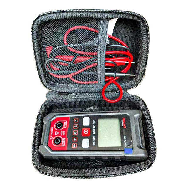 Suitable for Delixi Fully Automatic Multimeter Storage Bag, Digital Multimeter Shockproof Bag, Portable Voltmeter Hard Shell Bag