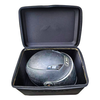 Full-Face Motorcycle Helmet Bag, Hard-Shell Anti-Pressure Bag, Electric Vehicle Hard-Shell Helmet Bag, Waterproof Helmet Bag with Large Capacity