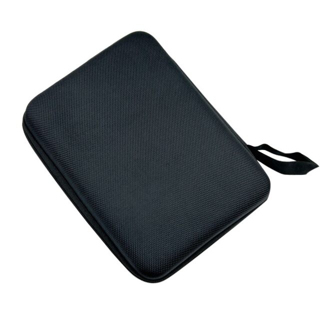 Stowable Two 2.5inch Mobile Hard Drive Hard Shell Sponge Bubble Wrap Bag Suitable for Seagate Western Digital Mobile Hard Drive Bag