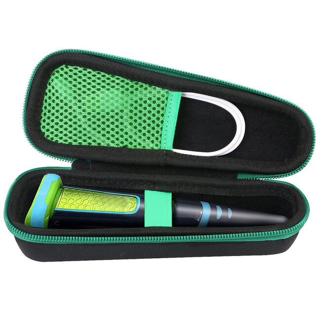 Inner Length 18C*5*4.5Cm Razor Cosmetics Bag Hair Clipper Razor Storage Box Electric Clipper Hard Shell Bag