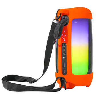 Suitable for Jbl Pulse5 Bluetooth Speaker Transparent Silicone Protective Case Pulse5 Generation Audio Shockproof Cosmetics Bag