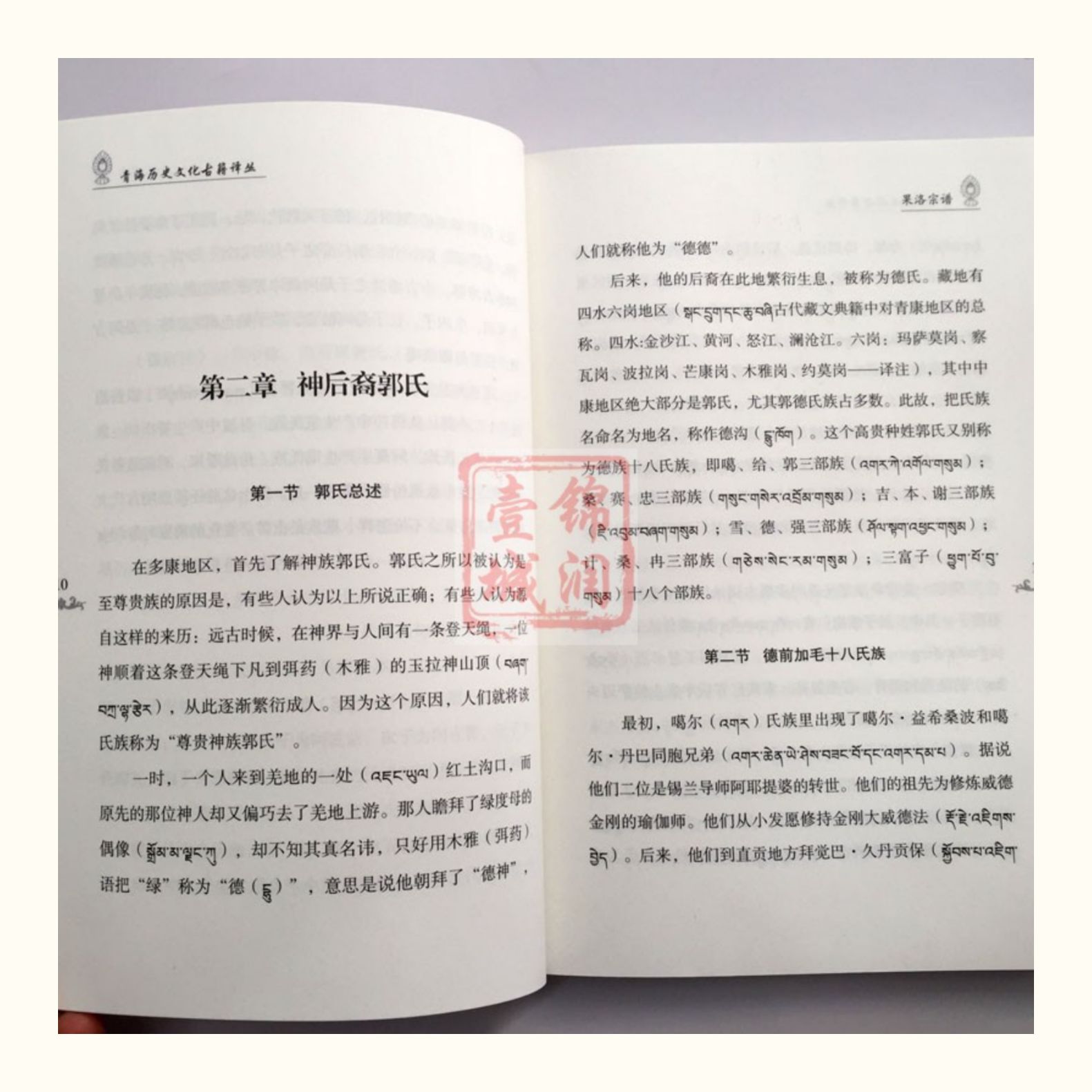 Местные отчеты 果洛宗谱-青海历史文化古籍译丛 藏族氏族谱系果洛藏族自治州 吉隆·扎西嘉措 吉隆·图确多杰 青海民族出版社