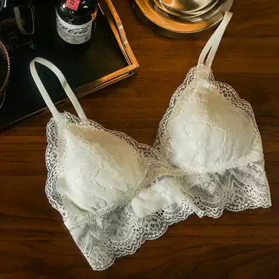 Heavy Italian LA big brand high-end underwear set 5A silk sexy no steel ring bra bra French underwear
