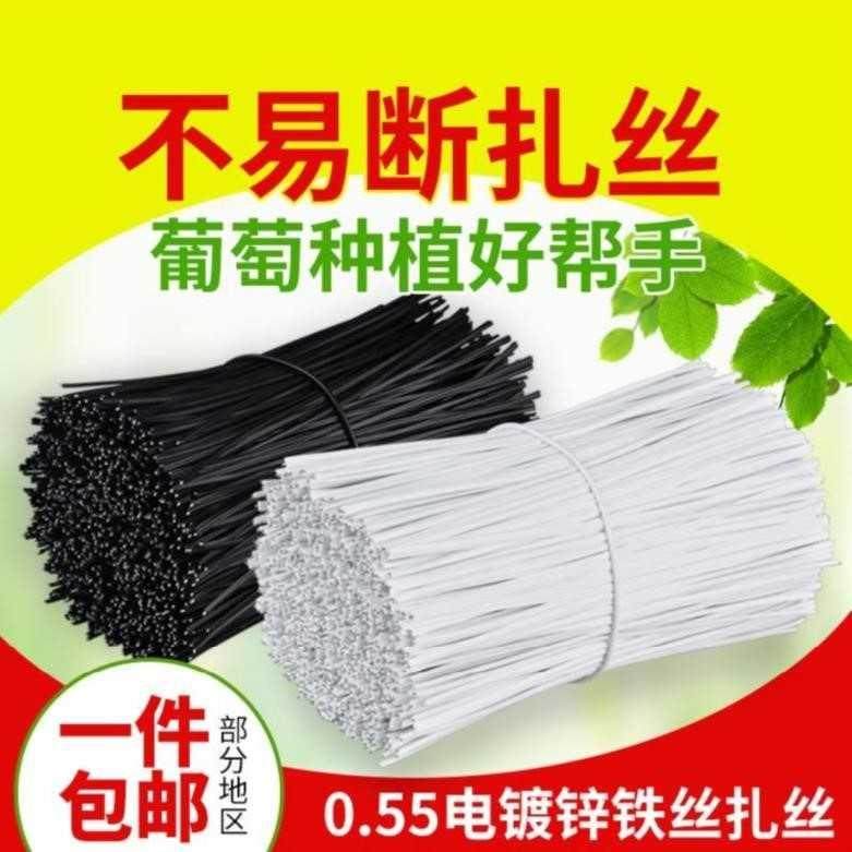 Grapevine branch firmly bundled with white simple universal durable bracket tied wire tied rope sealing line