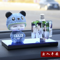 Car Ornament Car Hem Photos Custom Car Swing Piece Photo Set Up Creative Diy Crystal Photo Swing Table