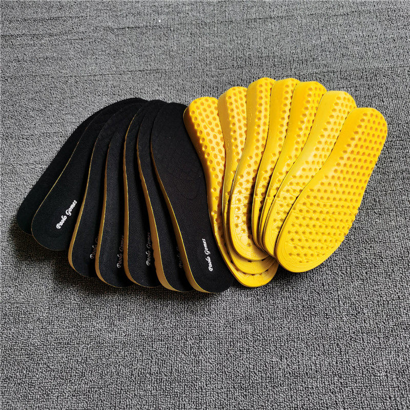 Foreign trade exports to South Korea increased 3CM deodorant environmental protection latex shock absorption breathable and comfortable men and women leisure sports insoles