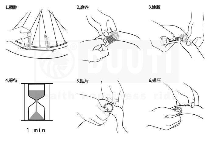 Kit de réparation vélo DUUTI - Ref 2315936 Image 25