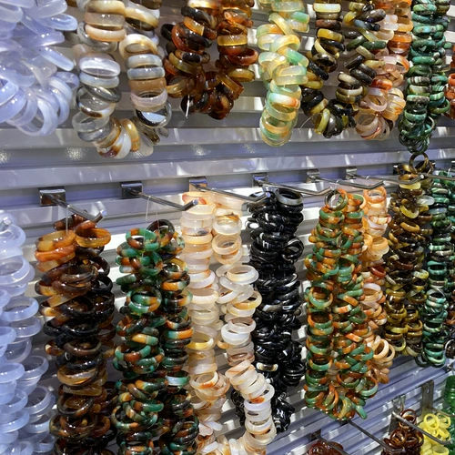 Ониксовое бирюзовое кольцо с камнем подходит для мужчин и женщин