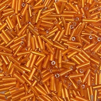 Оранжево-красный с серебряным наполнением