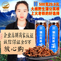 29 9 yuan 500g Dandelion root tea Big root Dandelion root tea Black tea female wild Changbai Mountain mother-in-law Ding with root