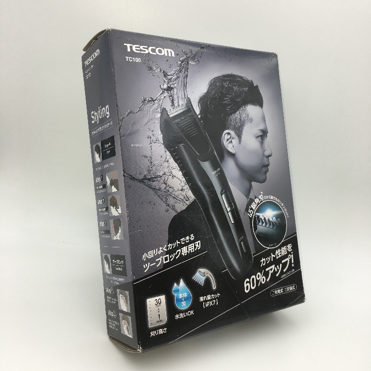 Japan imports TESCOM hairdresser professional electric push cut TC100 rechargeable home shaved adult baby boy