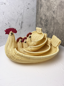 Wicker Woven Decoration Egg Creative Tableware Turnover Basket