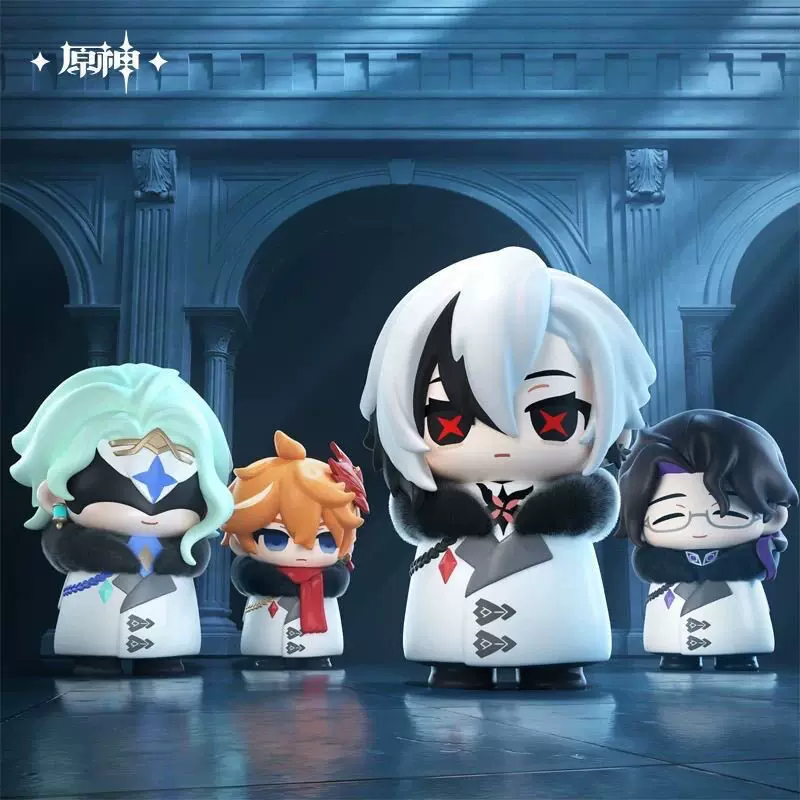 [В наличии] Подлинный Suplay Genshin Fool Executive Series Trendy Blind Box Q Version Figure