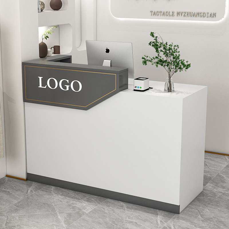 Cashier counter bar simple modern beauty salon bar small bar commercial shop company reception desk
