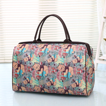 Super-large capacity Han edition waterproof male handbag female short-distance business travel bag student bag bag