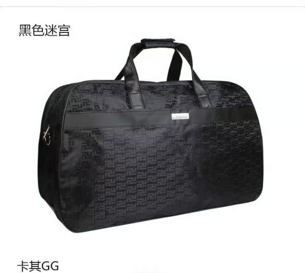 Túi xách đeo vai du lịch dung lượng lớn Nam và nữ gói du lịch Túi hành lý phiên bản Hàn Quốc túi da du lịch