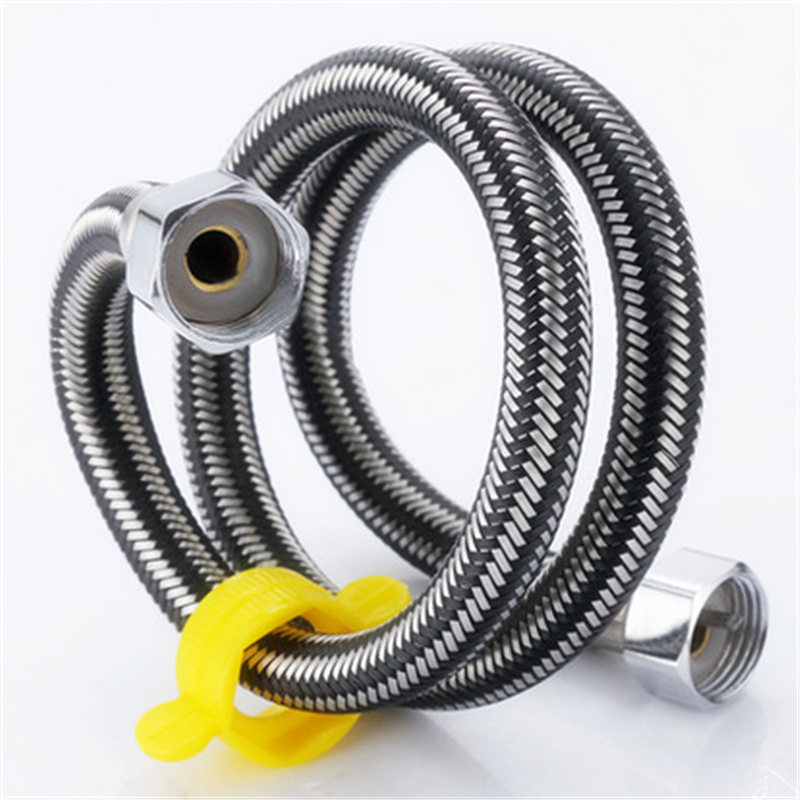 304 stainless steel wire braided hot and cold water inlet pipe hose toilet water heater high-pressure explosion-proof and anti-pressure hose