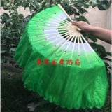 Фанат танцев Big Red и удлиненный фанат Yangge Double -Sided Fan Fant Fan Fant Performance Fan Fan Fan Fan Fan