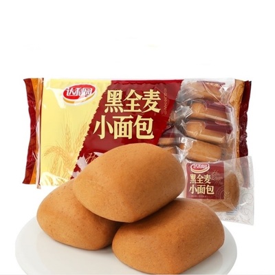 【顺丰包邮】达利园糕点黑麦小面包400g*1袋零食饱腹充饥小点心