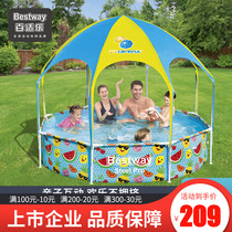 Bracket swimming pool family raised thickened adult children paddling pool outdoor awning pool folding fish pond