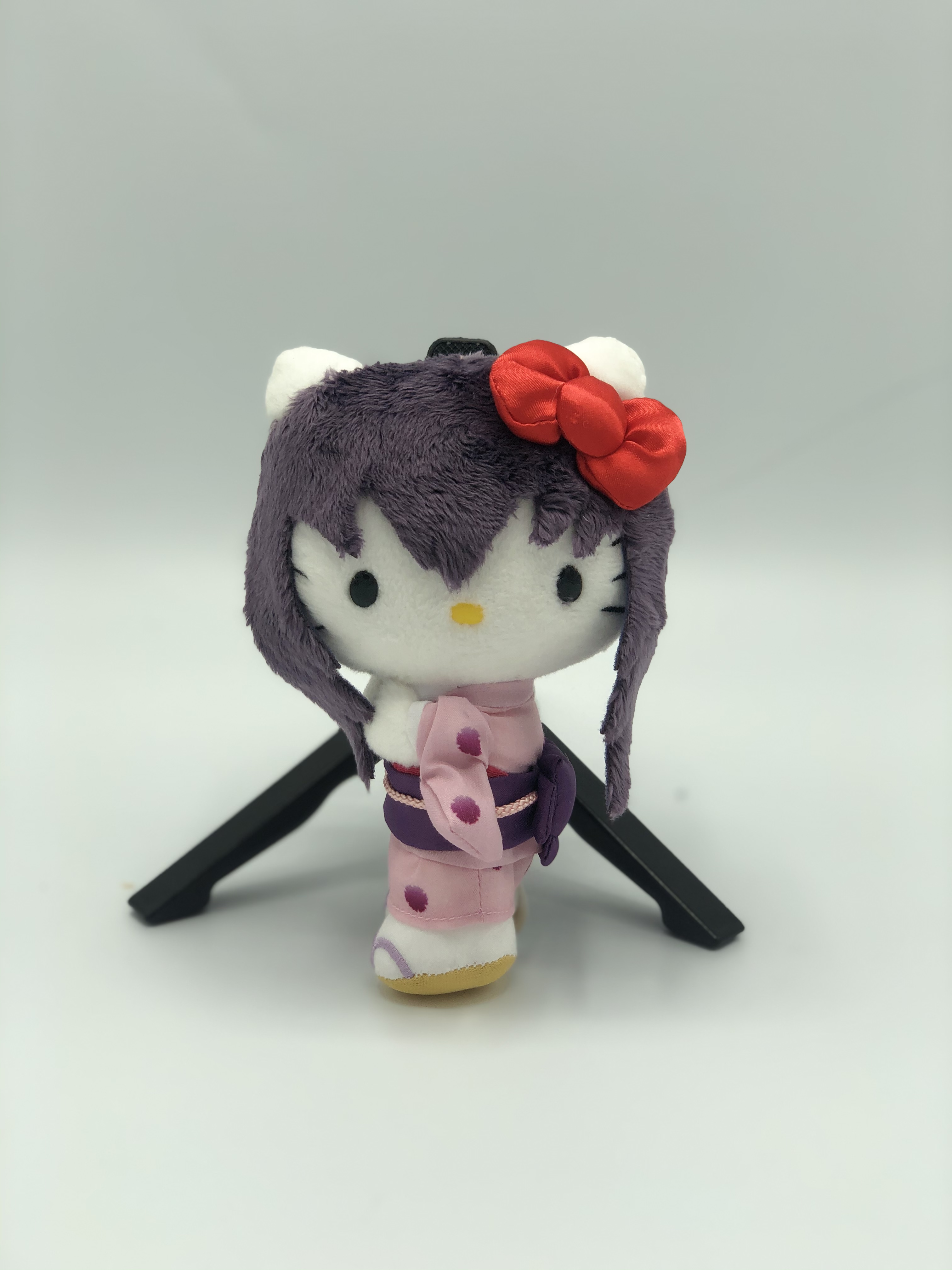 Violetoriginal single Genuine   sanrio    Rurouni Kenshin   Kitty Cat   Kimono payment   Limit Plush toys   Pendant