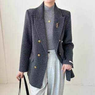 Бархатный костюм, демисезонный корсет, кашемировое шерстяное пальто, облегающий крой