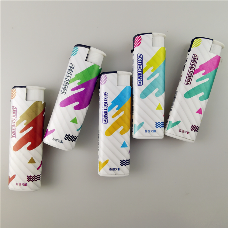 Baide 188 series windproof inflatable plastic thickened lighter disposable dot smoker personality lighter
