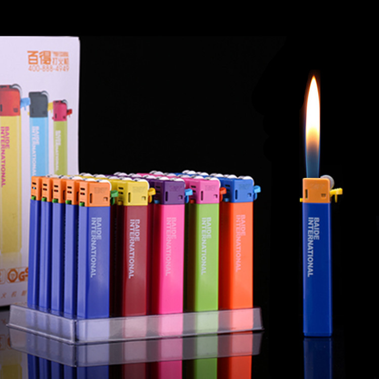 百 F07 [hộp đầy đủ] [dùng một lần] bật lửa ròng rọc bánh xe shop bật lửa độc lạ